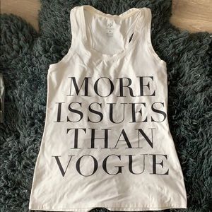 White vogue tshirt